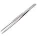 Industrial Tweezers, Style 120, Anti-Acid/Anti-Mag, SS, Strong, Serrated, 6.3"
